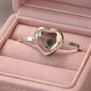 925 Sterling Silver ring size 5-9 handmade. Heart shaped Taxco Mexican jewelry.